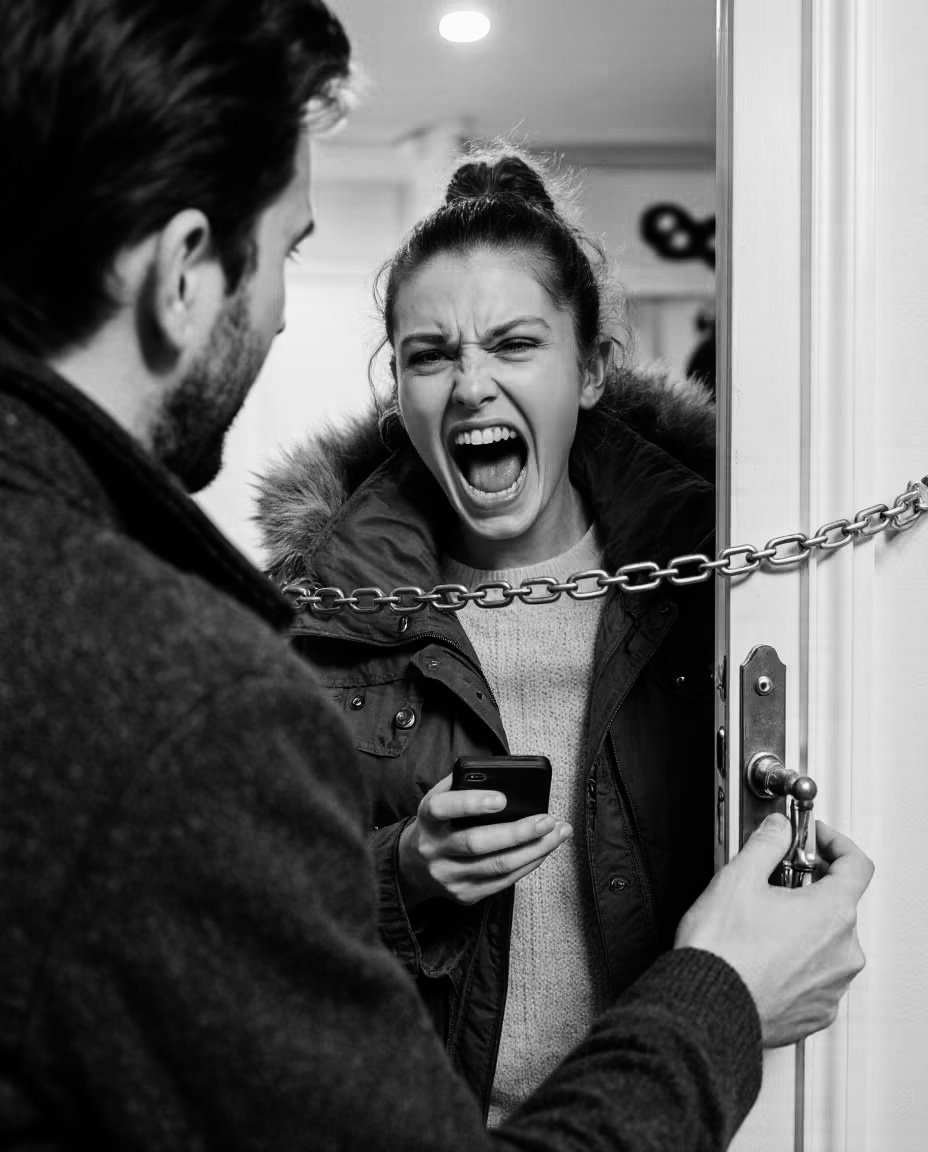 Ты запер меня в квартире и забрал ключи,